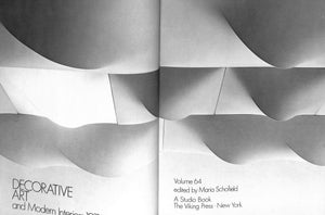 "Decorative Art and Modern Interiors 1974/ 75" 1975 SCHOFIELD, Maria [edited by]