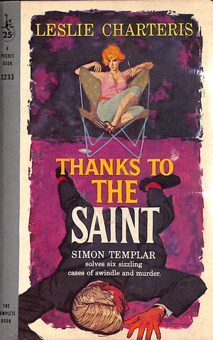 "Thanks To The Saint" 1959 CHARTERIS, Leslie