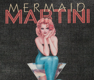 Mermaid Martini Promo Sign