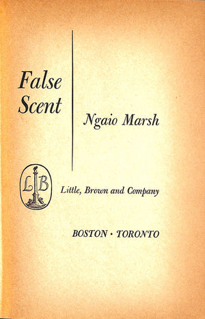 "False Scent" 1959 MARSH, Ngaio