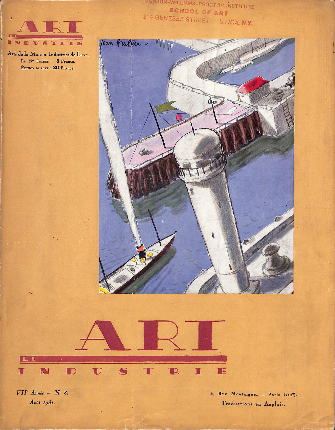"Art Et Industrie" Aout 1931