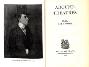 "Around Theatres" 1953 BEERBOHM, Max