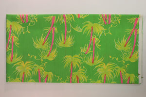Lilly Pulitzer Pink & Lime Palm Tree Key West c1960s Fabric