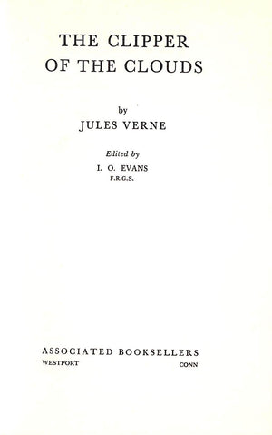 "The Clipper Of The Clouds" 1962 VERNE, Jules