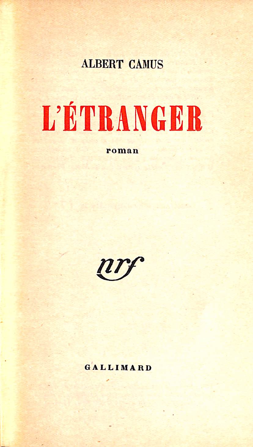 Camus L'Étranger