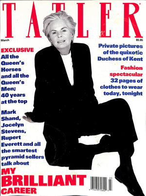 Tatler w/ The Duchess Of Kent March 1992