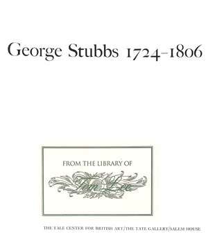"George Stubbs 1724-1806" 1985
