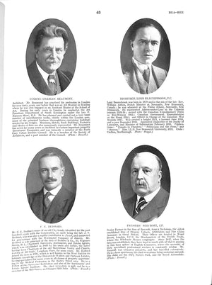 "Notable Personalities: An Illustrated Who's Who Of Professional And Business Men & Women" 1926