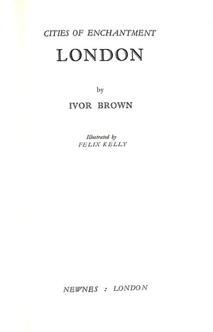 "London" 1960 BROWN, Ivor