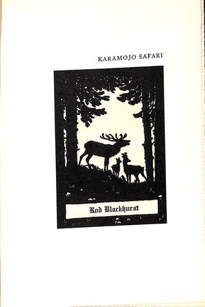 "Karamojo Safari" 1949 BELL, W.D.M.