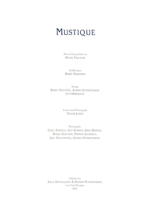 "Mustique" 1994 VAUGHAN, Roger [writer/ editor]