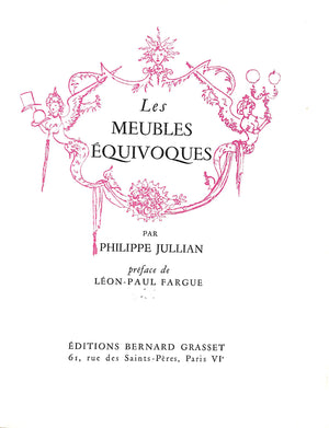 "Les Meubles Equivoques" 1947 JULLIAN, Philippe