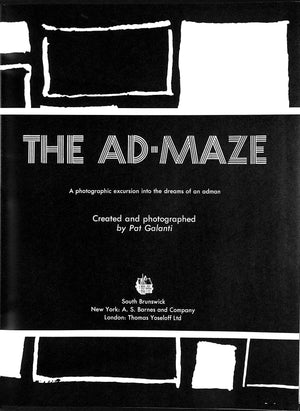 "The Ad-Maze" 1968 GALANTI, Pat T