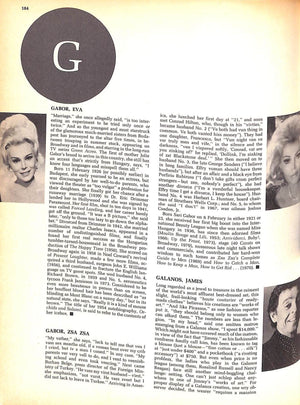 "Celebrity Register" 1973 BLACKWELL, Earl