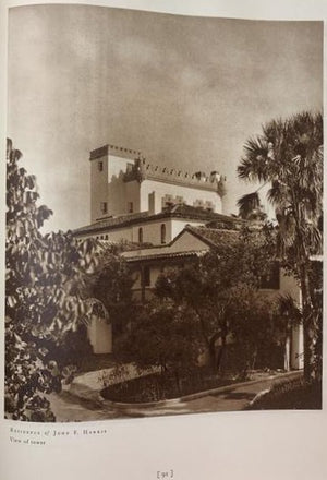 "Florida Architecture of Addison Mizner" 1928 TARBELL, Ida M.