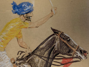 "Maharaja Polo Player" by Paul Desmond Brown (SOLD)