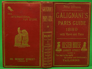 "Galignani's Paris Guide 1889 With Views And Plans" 1889