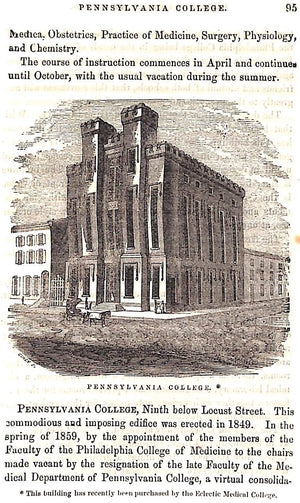 "Stranger's Guide In Philadelphia" 1864