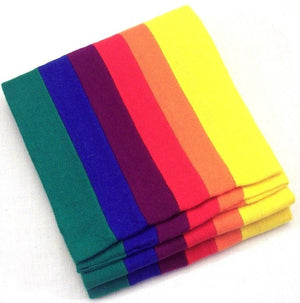 O'Connell's x Atkinsons Rainbow Stripe English Wool Schoolboy Scarf (New w/ Tag)