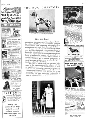 "Vanity Fair - August 1934"