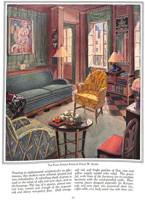"Beautiful Interiors: And How To Achieve Them" 1929 JENNEY, Edgar W.