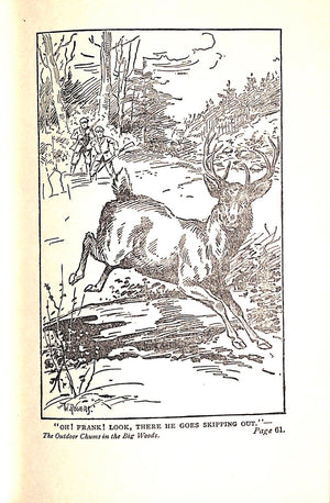 "The Outdoor Chums In The Big Woods: The Rival Hunters of Lumber Run" 1915 ALLEN, Captain Quincy