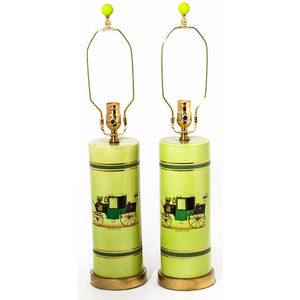 Pair of Coaching Table Lamps