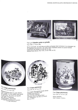 "La Porcelaine Des Compagnies Des Indes A Decor Occidental" 1986 HERVOUET, Francois et Nicole & BRUNEAU, Yves