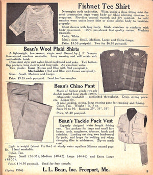 L.L. Bean, Inc. Spring 1966 (SOLD)