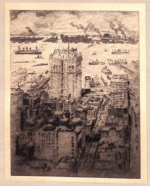 "The Great New York" 1912 PENNELL, Joseph