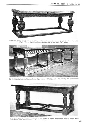 "The Dictionary of English Furniture Volumes 1-3" EDWARDS, Ralph