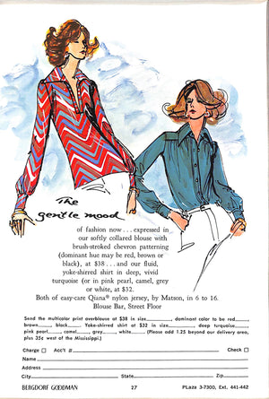 "Bergdorf Goodman Fall 1974"