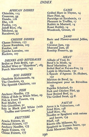 "Now to the Banquet" 1953 VISCHER, Isabelle